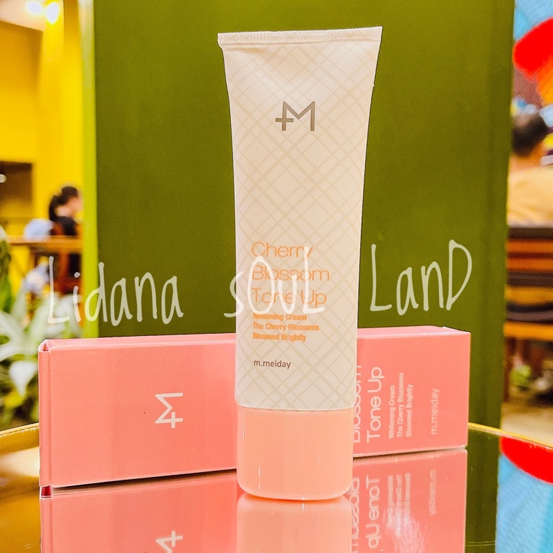 Kem dưỡng trắng tái sinh trắng hồng da & che khuyết điểm M.Meiday Cherry Blossom Tone Up Hàn Quốc