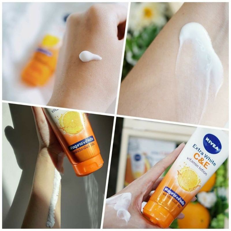 Sữa dưỡng thể dưỡng trắng Nivea Extra White C&amp;E Vitamin Lotion, C&amp;A Vitamin Lotion 180ml