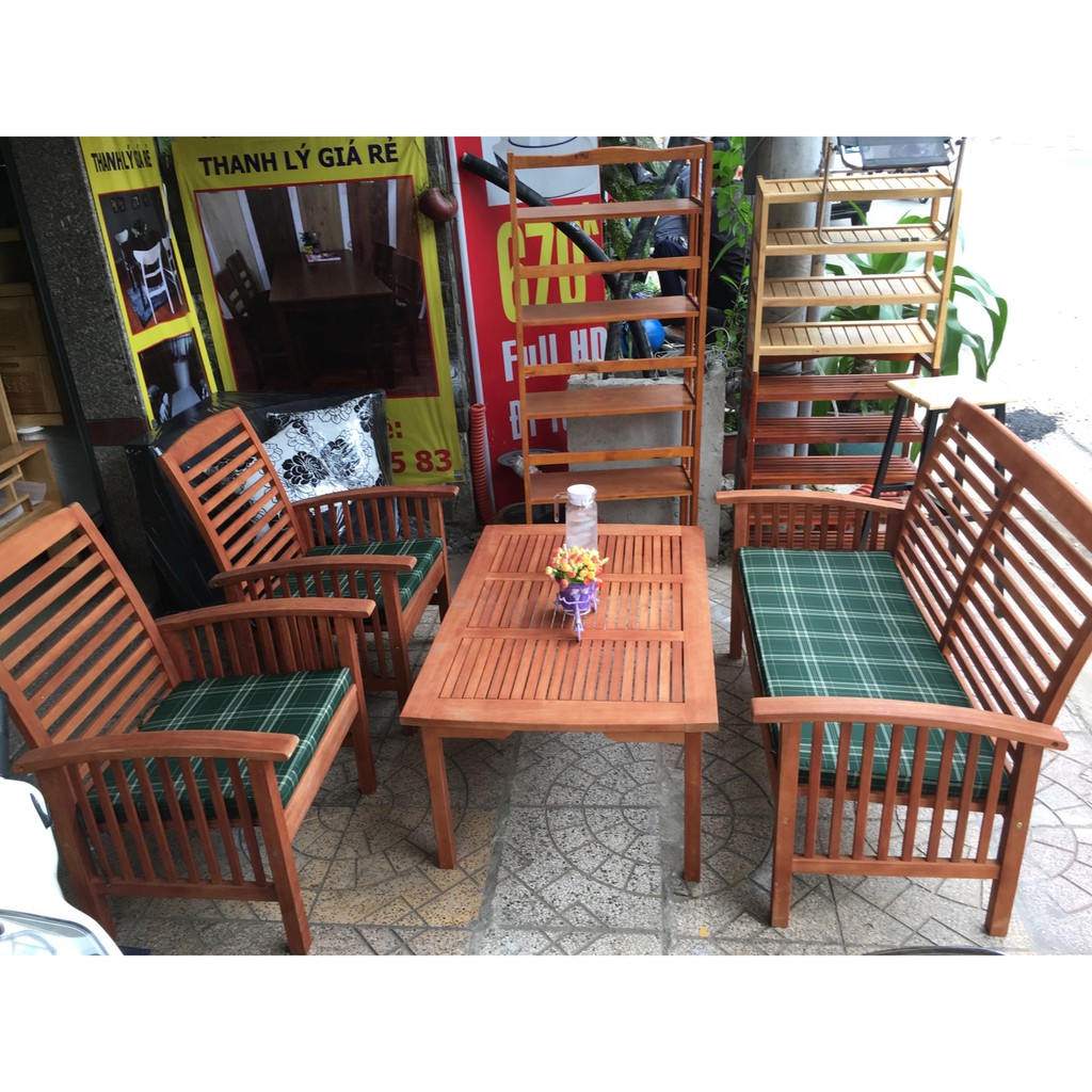 Thanh lý | Bộ sofa gỗ