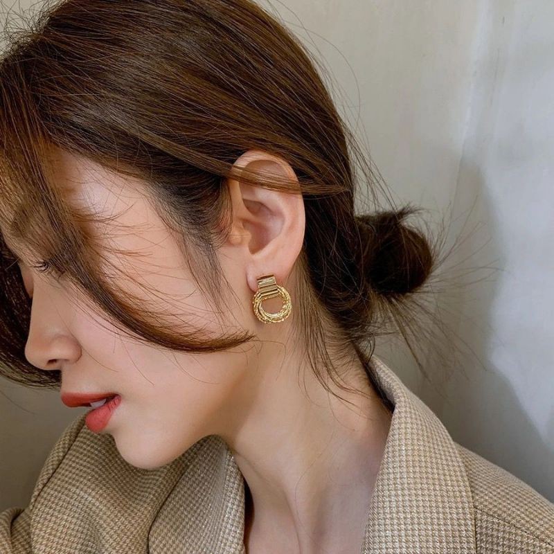 Khuyên tai nữ bạc S925 - Bông tai nữ bạc S925 phòng cách Hàn Quốc sang trọng cao cấp ZaZa.accessories KT8066