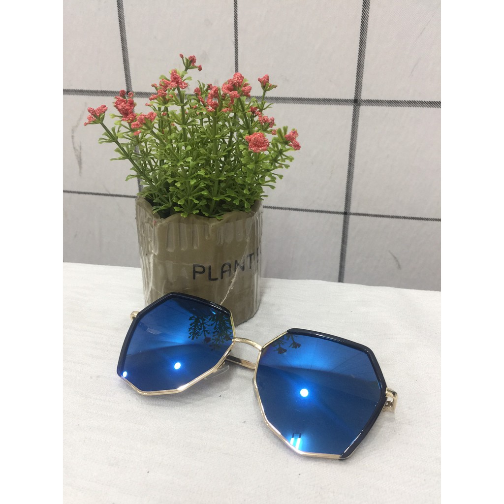 Kính râm lục giác phong cách Châu Âu_K004