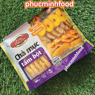 Mực Khoanh Tẩm Bột Xù, Mực Khoanh Lacusina dùng để chiên trong xiên que 500 Gram