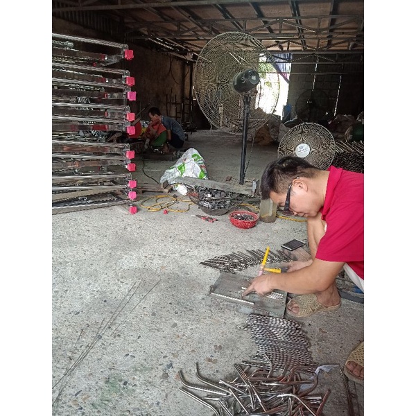 Khung võng inox phi 40 sáng bóng không gỉ