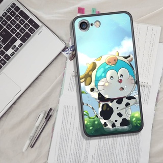 Ốp lưng iphone 5g/6g//6s7g/8g/se, in hình chú mèo máy doremon.