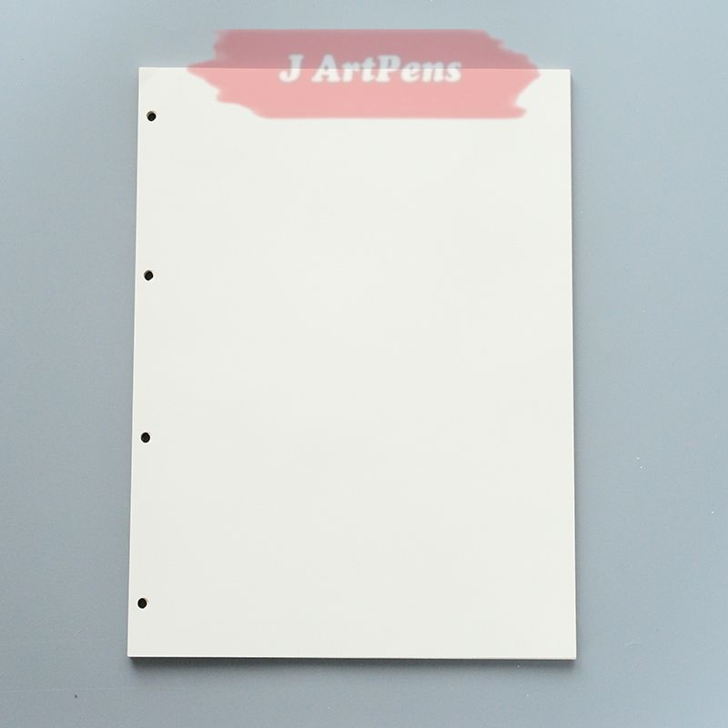 Giấy Sổ Còng Dày 100gsm B5 9 Lỗ A4 4 Lỗ Giấy Binder Giấy Refill Caro Chấm Dot Kẻ Ngang Dot Gird Line Blank