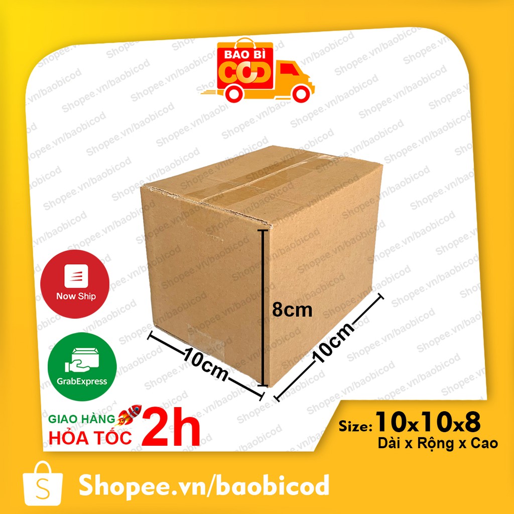 10x10x8 Hộp Carton Đóng Hàng