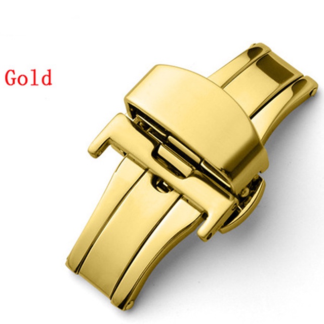 Nút Bấm Đồng Hồ Bằng Thép Không Gỉ 16 18 20 22mm 12mm