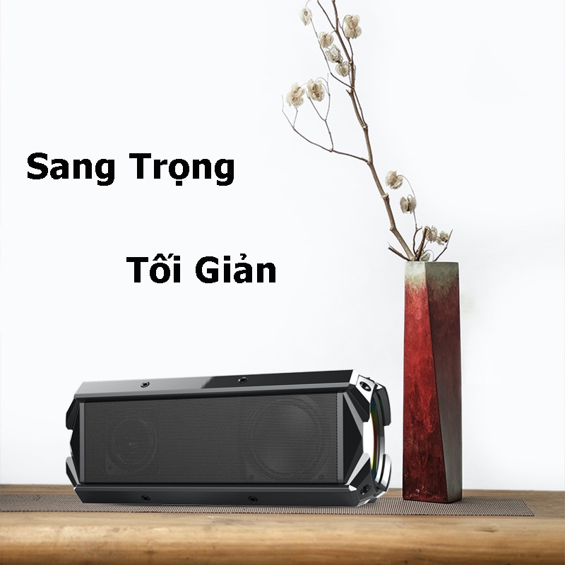 Loa Bluetooth Speaker PKCB 386 100W TWS 200W Bass trầm DSP USB, Thẻ TF, Line 3.5mm Có thể sạc điện thoại Hàng Chính Hãng