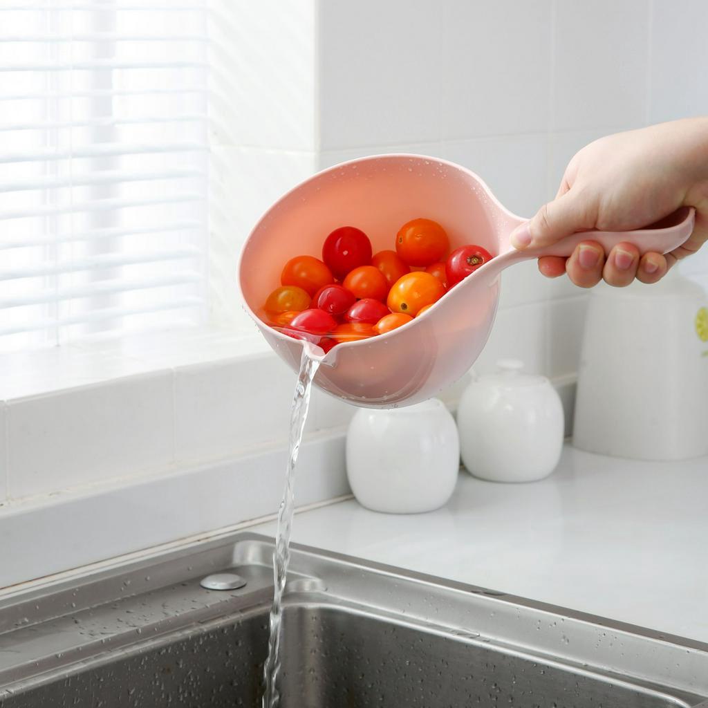 Ca múc nước bằng nhựa dày siêu bền tiện dụng cho nhà bếp/ nhà tắm