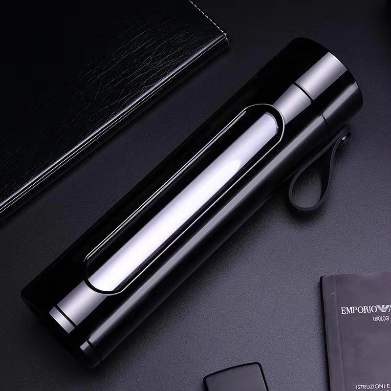 cốc đựng nước hai lớp thủy tinh lọc sáng tạo di động có nắp chống rơi nam trà nóng nữ phiên bản hàn quốc dành ch