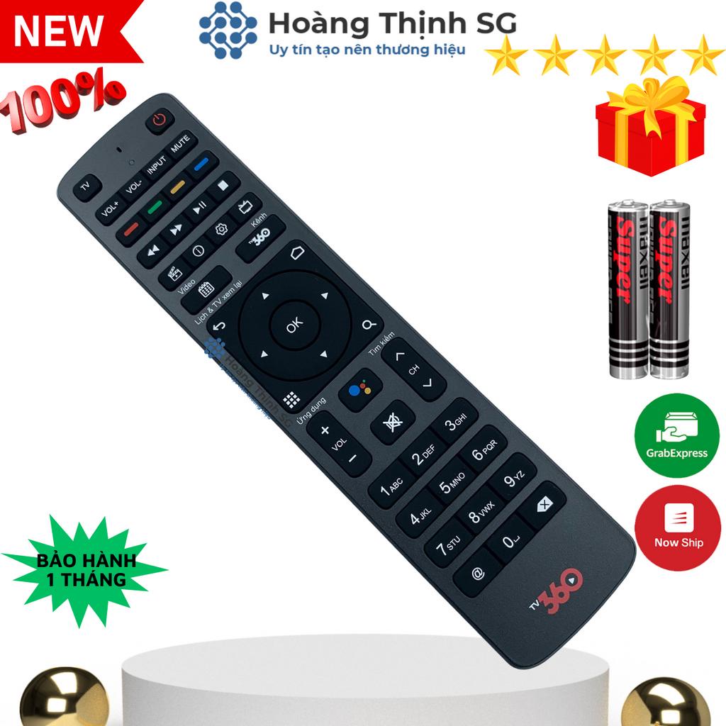 Remote điều khiển đầu thu Viettel TV360, Điều Khiển Viettel TV360 Có Giọng Nói - Tặng kèm pin