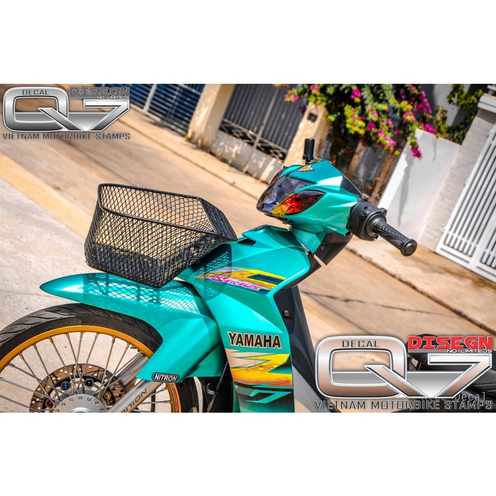 Tem Rời Sirius 110 Xanh Đen