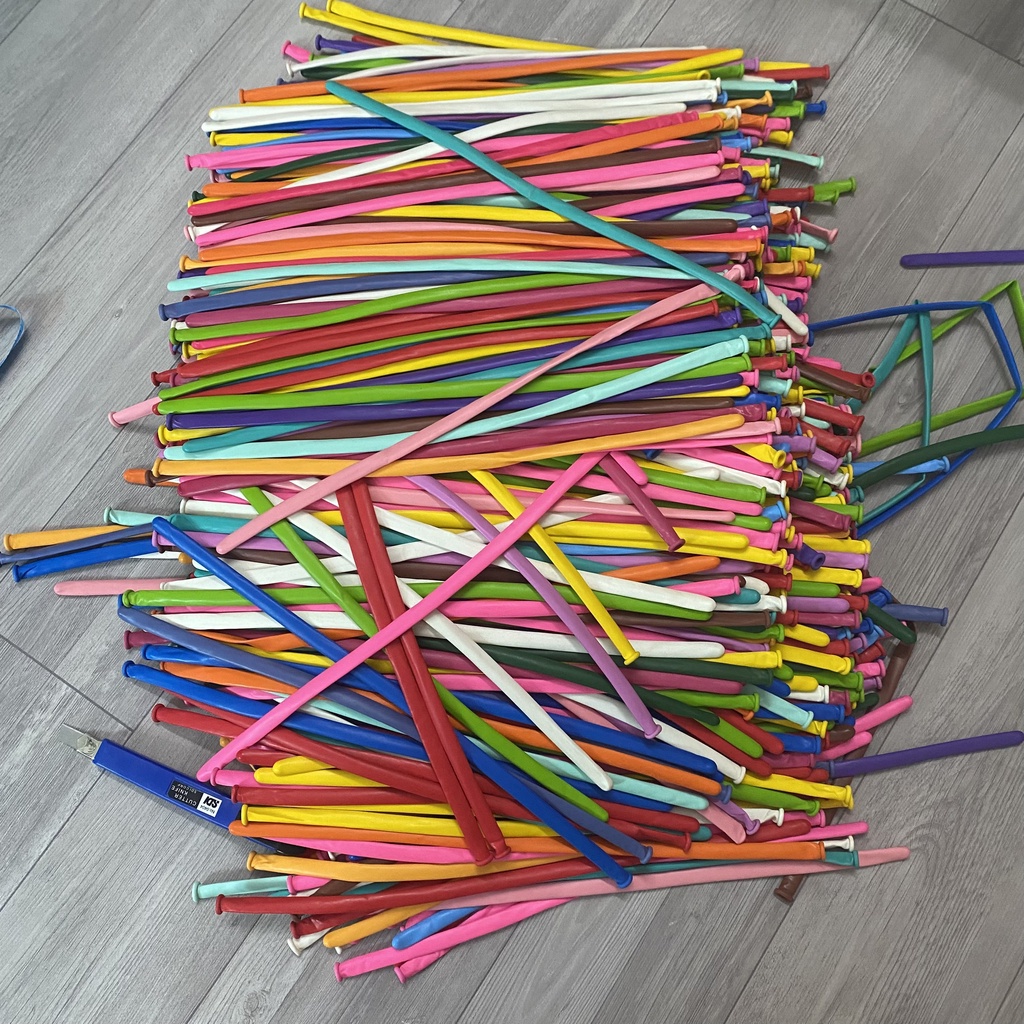 Bóng dài tạo hình trang trí sinh nhật thái lan 260 màu pastel nhiều màu sắc HAPPYKID BDTH