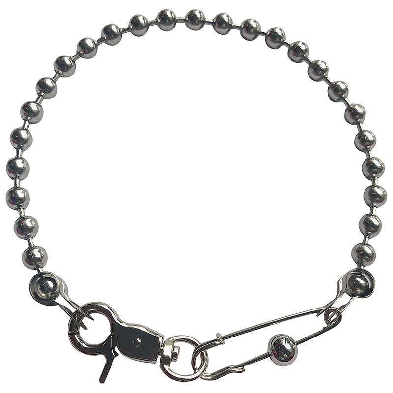 Vòng Cổ Chuỗi Hạt Tròn Thời Trang Phong Cách Hip Hop 19810