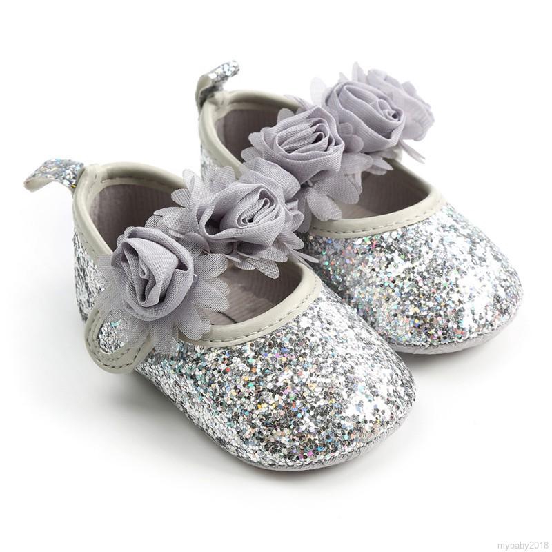 💕 My Baby 💕 Giày công chúa đính hoa lấp lánh kim sa