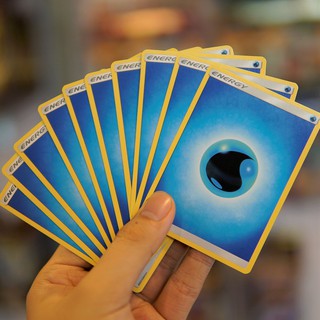 Combo 10 thẻ bài năng lượng Pokémon chính hãng - Đủ các hệ