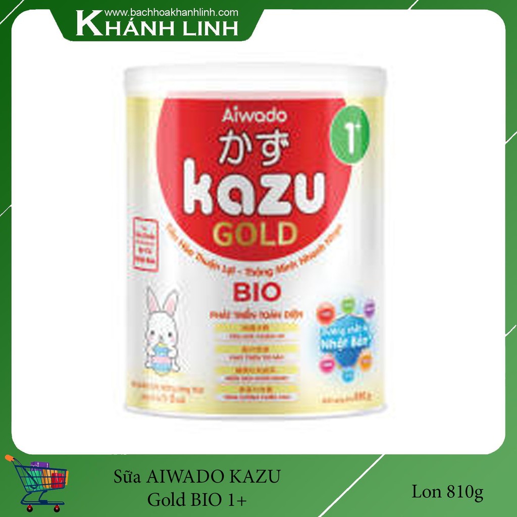 [Tinh tuý Nhật Bản] Sữa bột KAZU BIO GOLD số 1+ Lon 810g