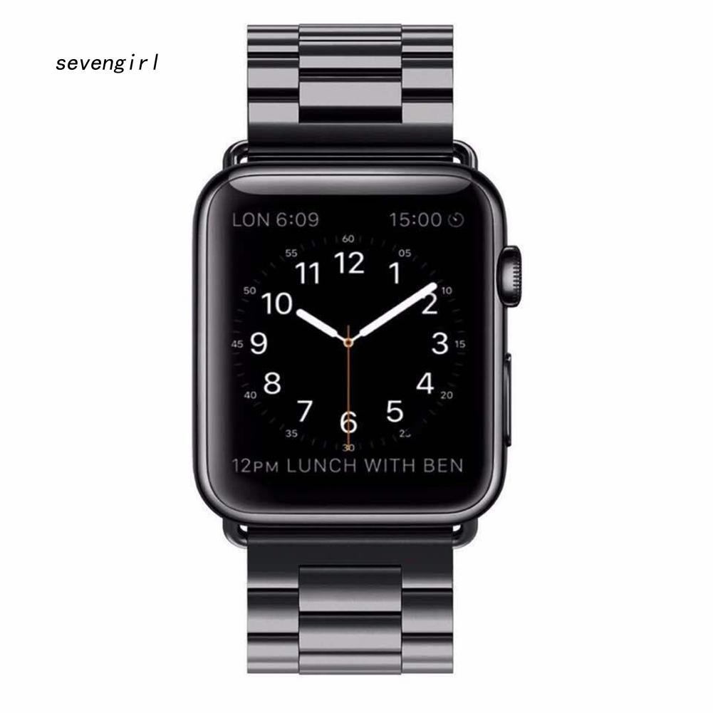 Bộ dây đeo thép không gỉ 38/42mm thay thế cho đồng hồ Apple Watch 1/2/3