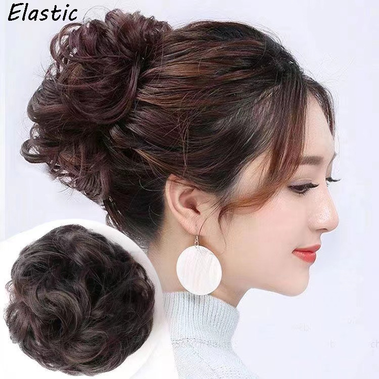 Búi Tóc Dạng Xoăn Co Giãn Dành Cho Nữ
