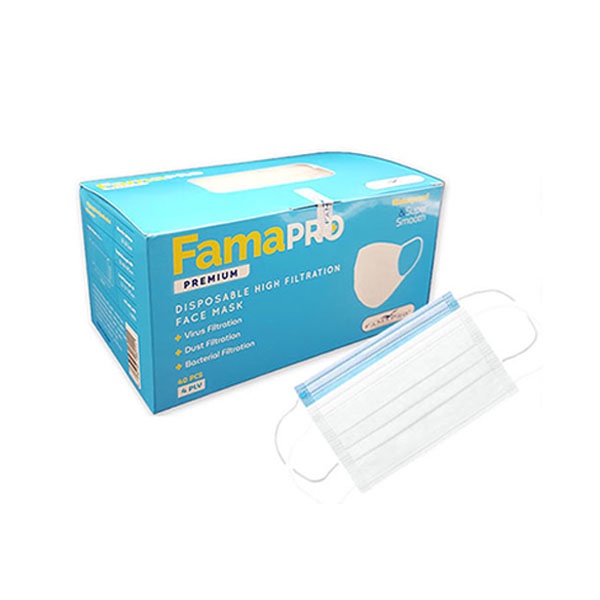 Khẩu trang y tế cao cấp 4 lớp kháng khuẩn Famapro Premium