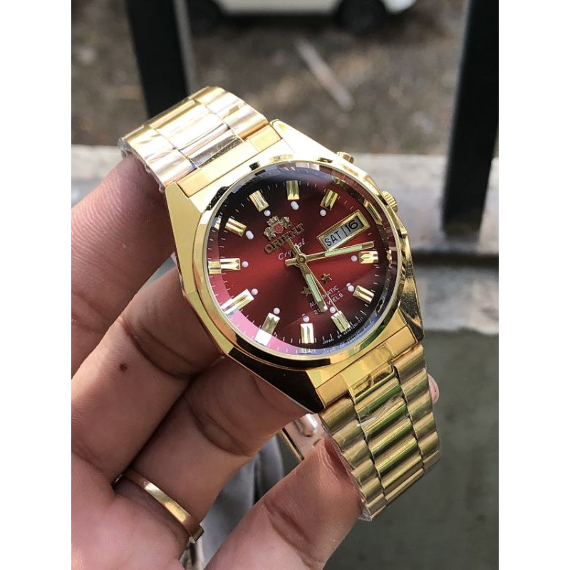 Đồng hồ nam orient 3 sao [ free ship toàn quốc ] đồng hồ orient 3 sao hàng nhật máy nhật mặt lửa vỏ 