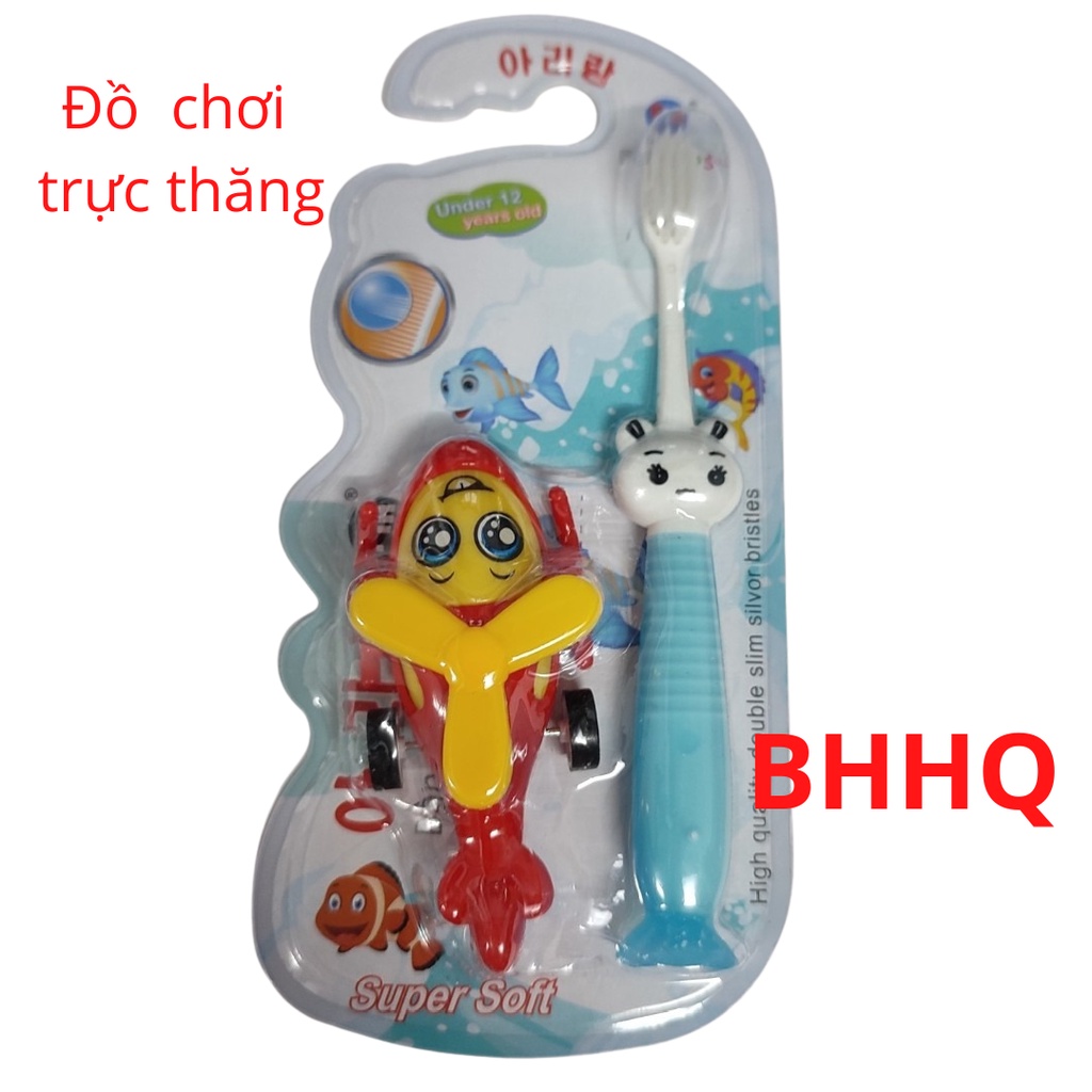 Bàn chải đánh răng siêu mềm cho bé  có tặng đồ chơi.