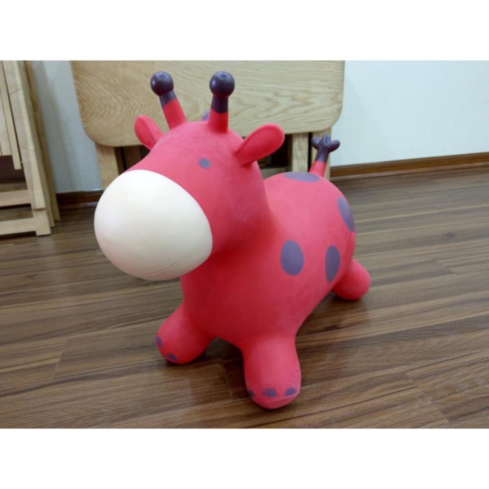 Đồ chơi thú nhún hươu  không mùi cao su bé thỏa sức nhún nhảy bé thích mê - Bé tăng cường vận động