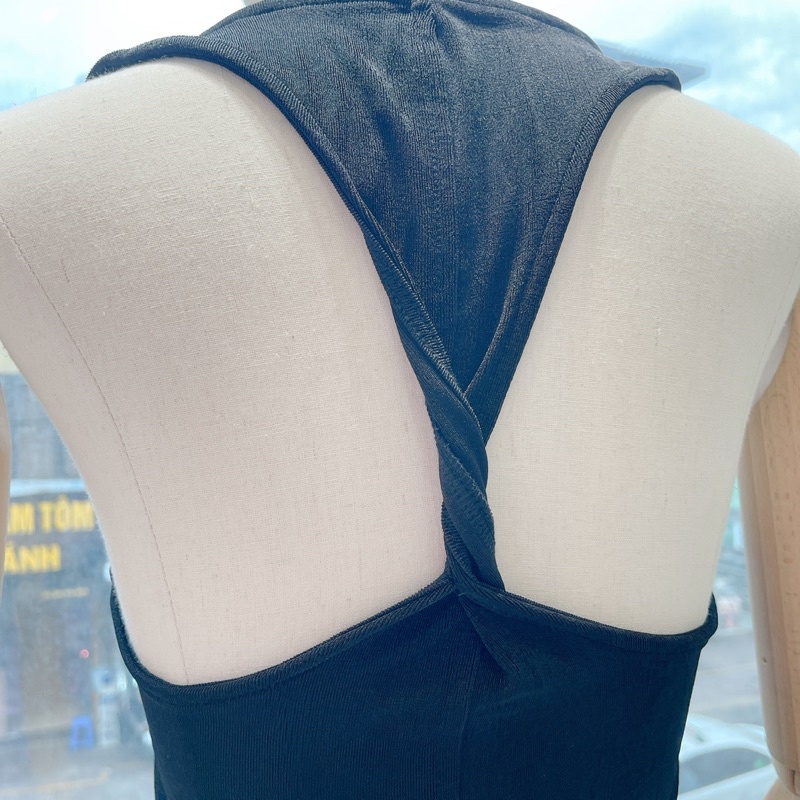 Áo ba lỗ nữ thiết kế dây xoắn lưng ôm body MIEU - JM22
