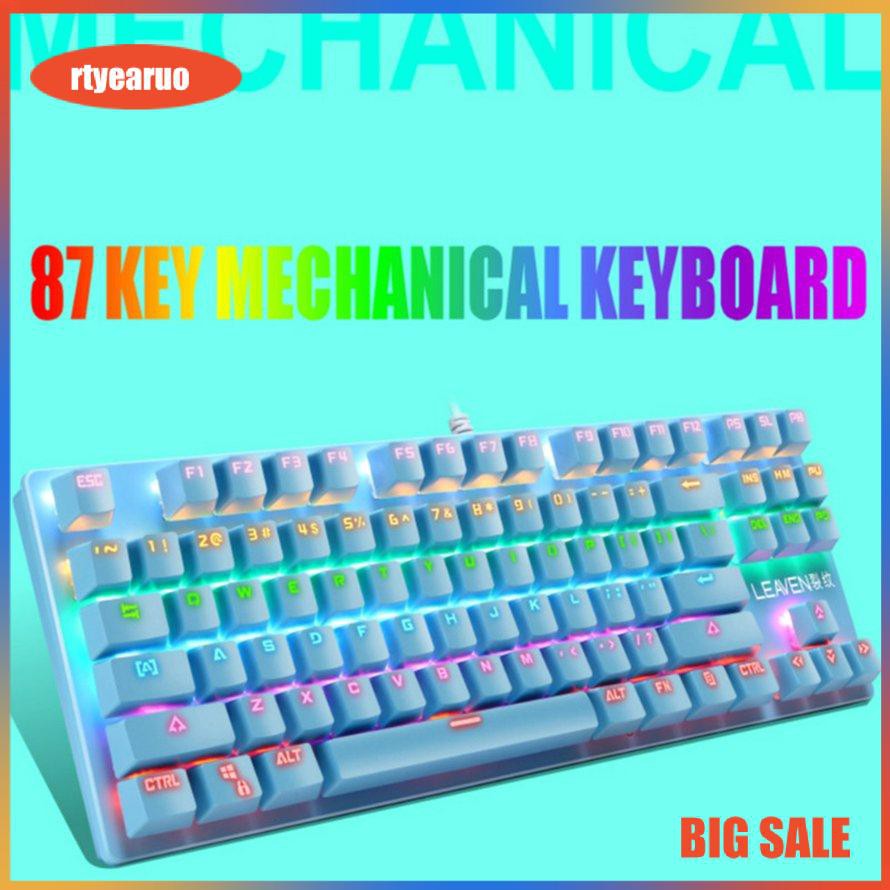 K550 Punk Electronic Competition Mechanical Keyboard 87 Keys Office Household