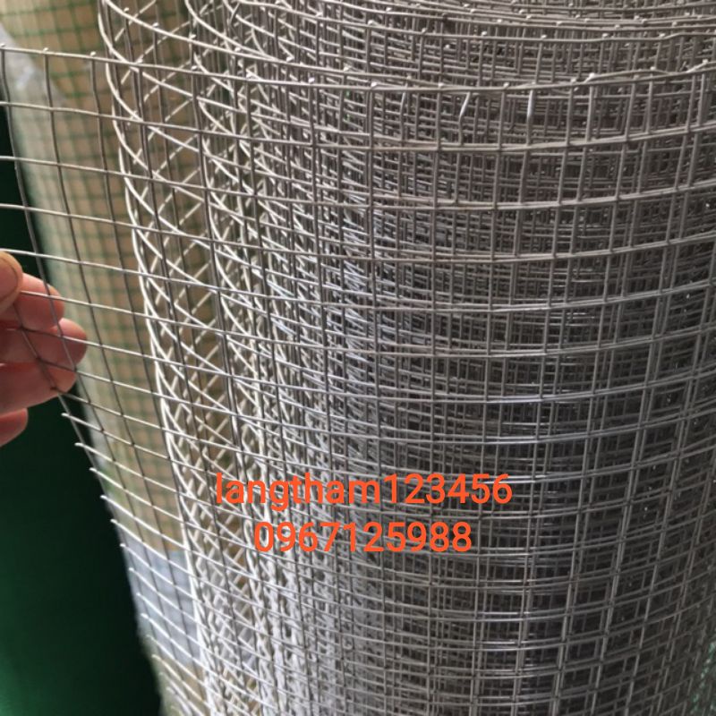 Lưới inox 304 cao 1,2mét ô vuông 1cm