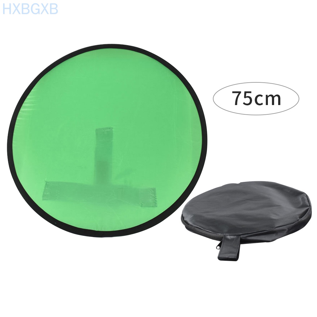 HXBG Green Backdrop Chair Mounted Green Screen Live Streaming Photography Foldable Background, 70cm