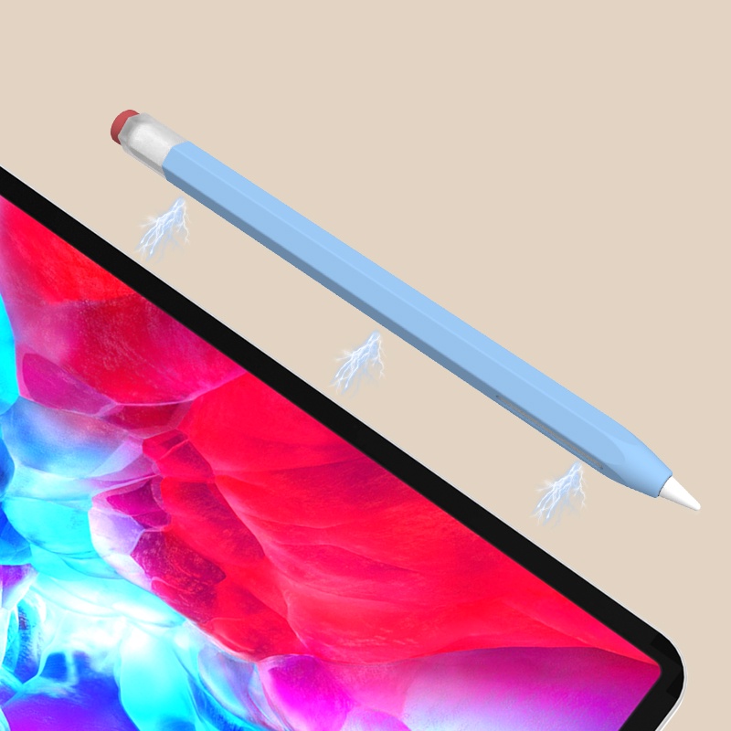 Vỏ Bảo Vệ Bút Cảm Ứng Apple Pencil Thế Hệ 1 2 Bằng Silicon Siêu Mỏng Tiện Dụng
