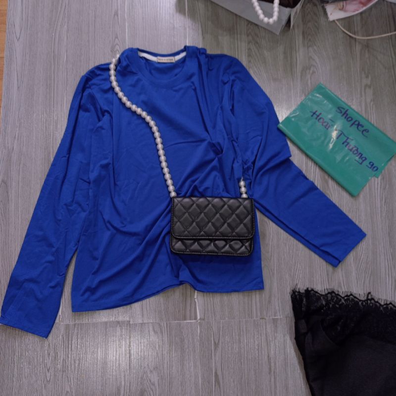 Áo phông rộng tay dài cá tính ( hình thật )