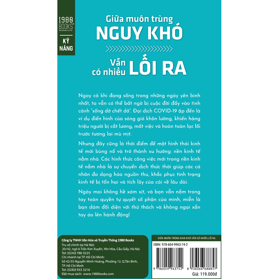 Sách - Giữa Muôn Trùng Nguy Khó Vẫn Có Nhiều Lối Ra (Vượt Qua Khó Khăn Trong Đại Dịch COVID-19)