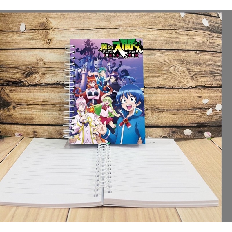 Sổ tay anime Mảimashita iruma -kun 200 trang nhiều mẫu chọn