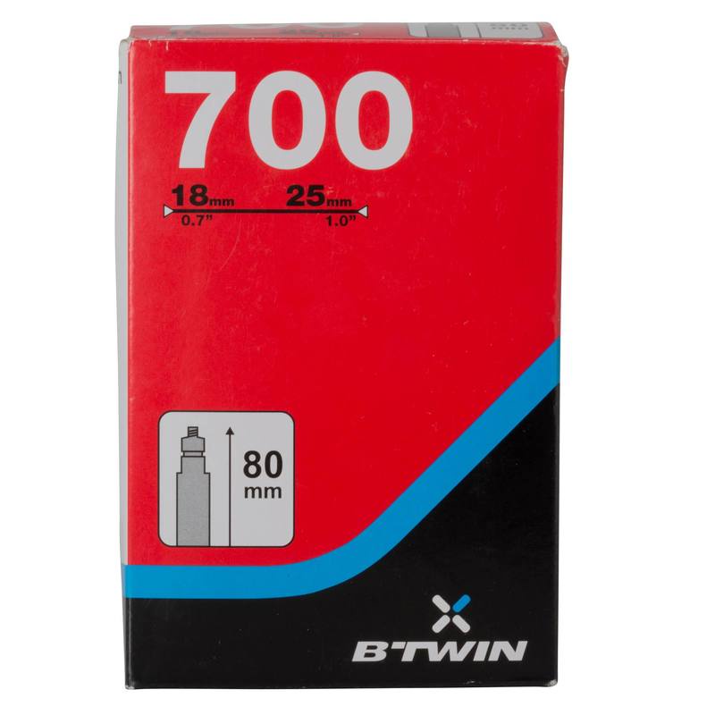 Săm 700x18/25 Decathlon BTWIN van presta 80 mm
