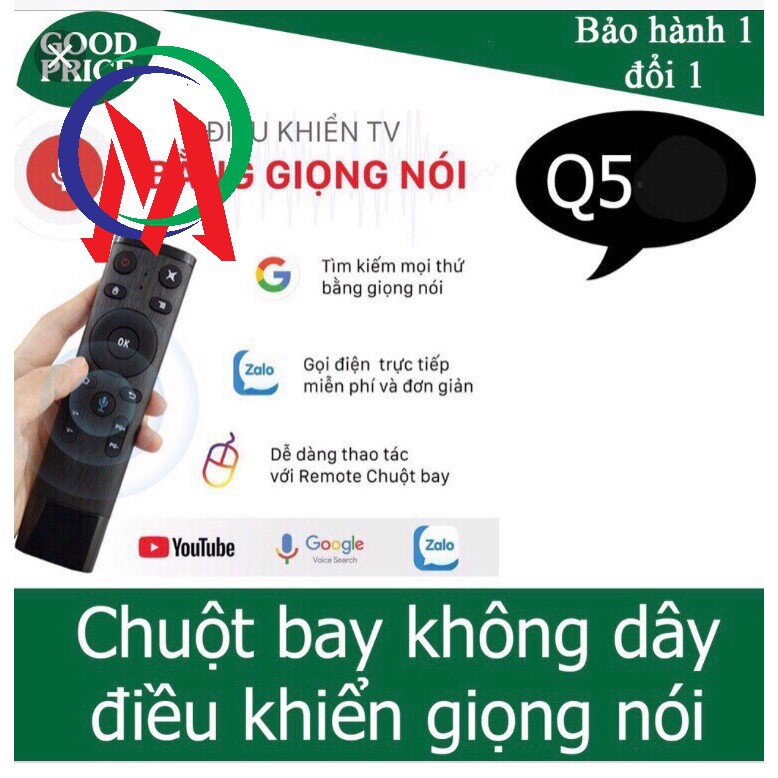 [Giá rẻ hủy diệt] Chuột không dây điều khiển từ xa thông minh 2.4G MK Q5