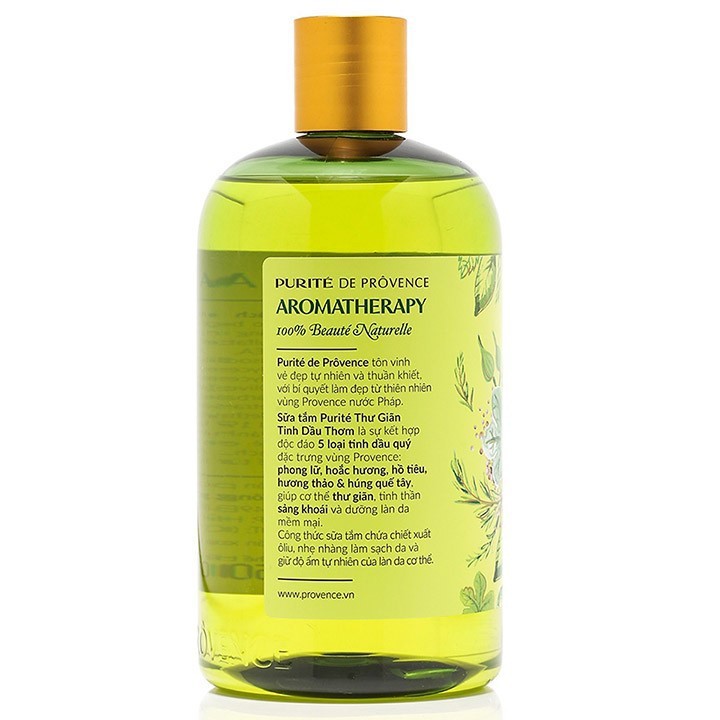 Sữa Tắm PURITÉ Sáng Mịn Hương Tinh Dầu Thơm 500ML | BigBuy360 - bigbuy360.vn