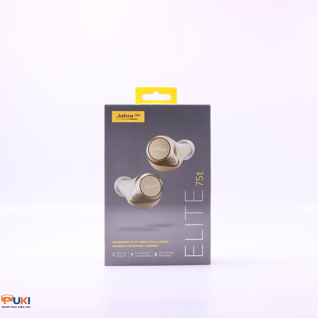 Tai Nghe Bluetooth Không Dây True Wireless Jabra Elite 75T Active/ 75T - Chính Hãng