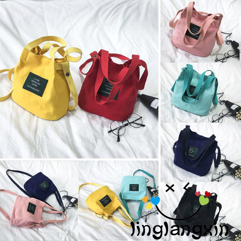 Túi xách nữ vải bạt thời trang Hàn