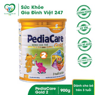 Sữa PediaCare Gold 2 900g - Sữa dinh dưỡng cao năng lượng