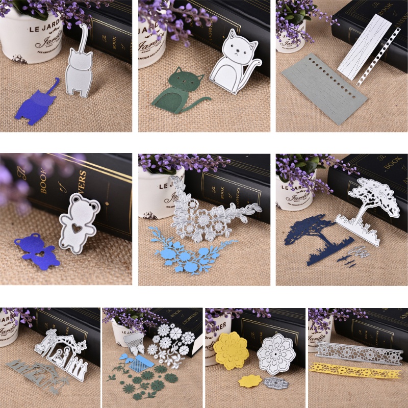 Khuôn Cắt Giấy Làm Từ Kim Loại Hình Đám Cưới Trang Trí Scrapbook