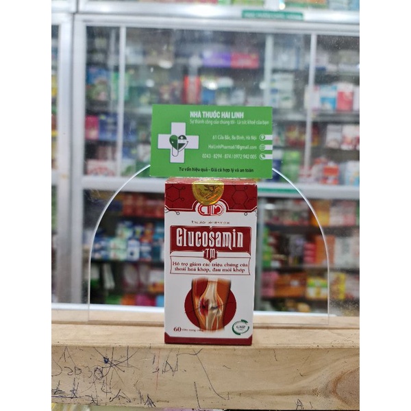 Viên uống giảm đau mỏi xương khớp Glucosamin TM⚡Tặng quà⚡Hộp 60 viên hỗ trợ giảm thoái hóa khớp và đau mỏi khớp