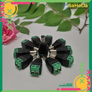 Combo 10 Giắc DC nguồn 12v VẶN VÍT - jack DC VẶN VÍT - jack 12v - jack nguồn camera - dc10vv