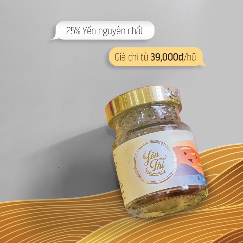 YẾN CHƯNG ĐƯỜNG PHÈN - YẾN THỊ - YẾN HŨ NGUYÊN CHẤT - YẾN TƯƠI CHƯNG SẴN - Hủ yến 12gram 70ml | Thế Giới Skin Care