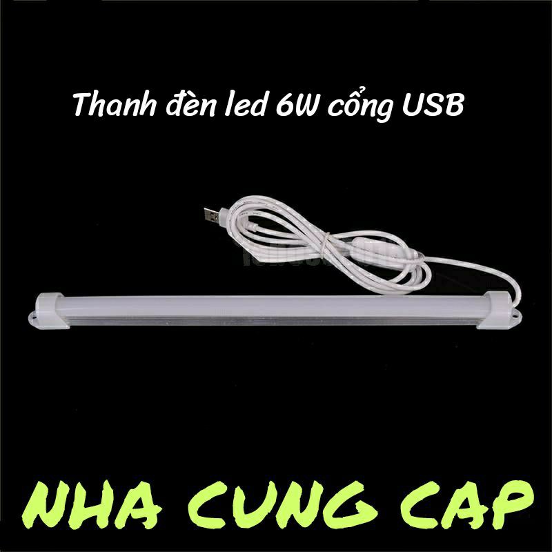 THANH ĐÈN LED 6W CỔNG USB SIÊU SÁNG