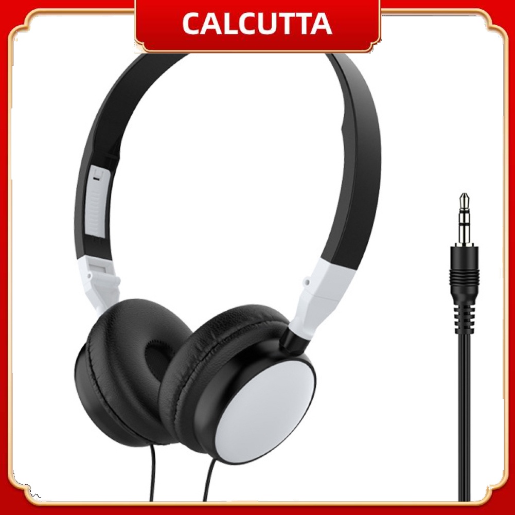 Tai nghe chụp tai chơi game Calcutta âm thanh Hifi giắc cắm 3.5mm gấp gọn được cho điện thoại/ máy tính bảng