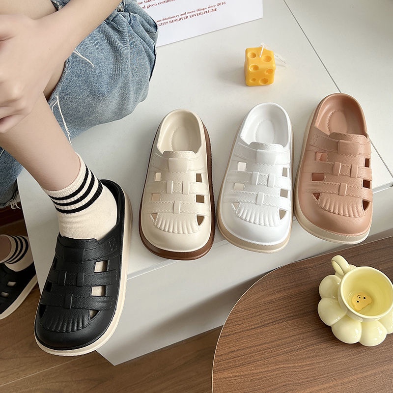 𝗺𝗶𝗲 𝘀𝘁𝘂𝗱𝗶𝗼 - HÀNG CÓ SẴN Dép sục kín mũi độc lạ