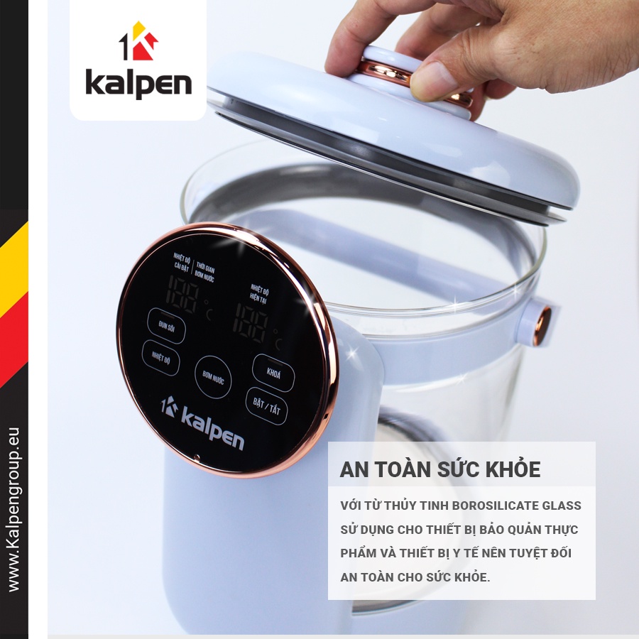 Bình Thủy Điện Điều Chỉnh Nhiệt Độ Kalpen KK99 2.5L hàng chính hãng