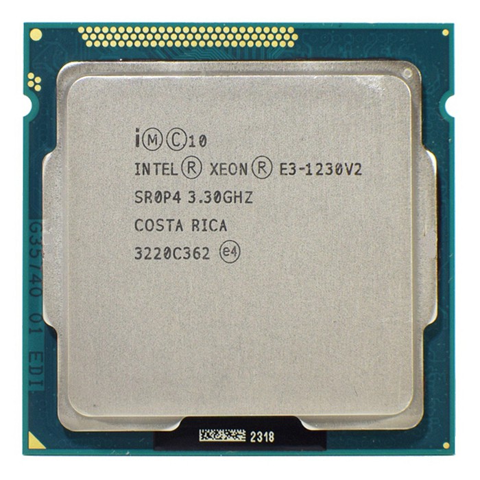 CPU Intel Xeon E3 1230v2 tương đương i7 3770 - 8M Cache Upto 3.50 GHz 4 nhân 8 luồng Soket 1155